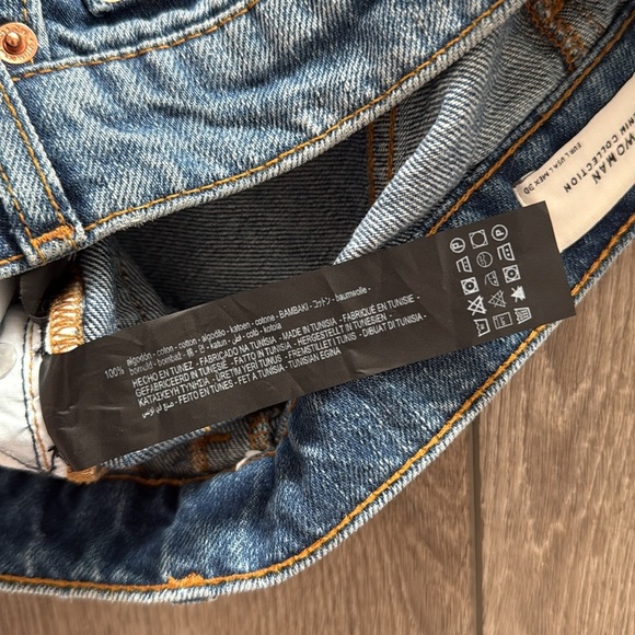 Zara denim mini skirt Large - Picture 4 of 4